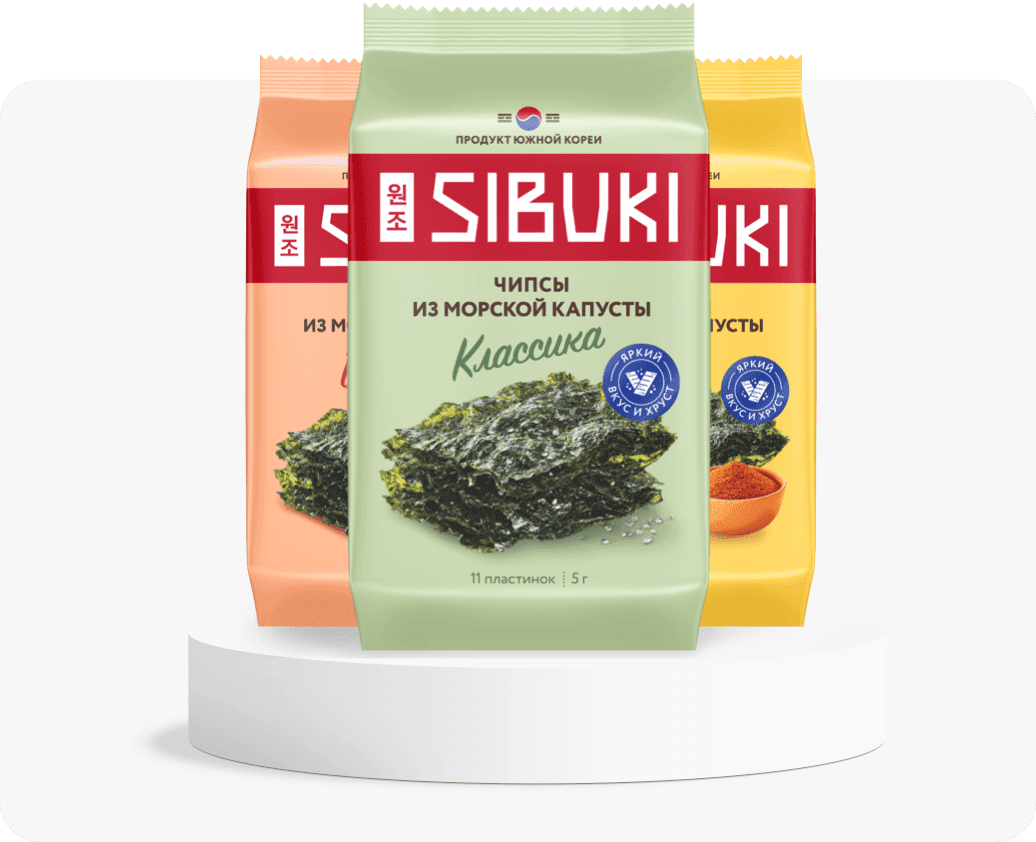 Чипсы из морской капусты Sibuki