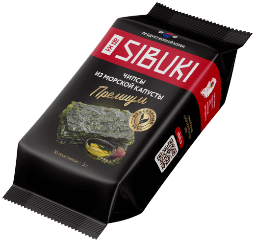 Чипсы из морской капусты, Sibuki «Премиум», 5 г
